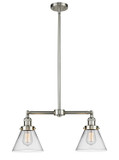 Mid. Chandeliers Glass Down by Innovations ( 405 | 209-SN-G42-LED Franklin Restoration ) 