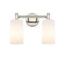 Bathroom Fixtures Two Lights by Innovations ( 405 | 434-2W-PN-G434-7WH Downtown Urban ) 
