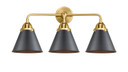 Bathroom Fixtures Three Lights by Innovations ( 405 | 288-3W-SG-M13-BK Nouveau 2 ) 