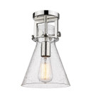 Flush Mounts Glass Down by Innovations ( 405 | 411-1F-PN-G411-8SDY Downtown Urban ) 