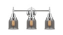 Bathroom Fixtures Three Lights by Innovations ( 405 | 447-3W-PC-G53-LED Caden ) 