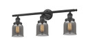 Bathroom Fixtures Three Lights by Innovations ( 405 | 205-BK-G53 Franklin Restoration ) 