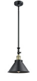 Mini Pendants Metal Shade by Innovations ( 405 | 206-BAB-M10-BK Franklin Restoration ) 