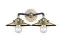 Bathroom Fixtures Two Lights by Innovations ( 405 | 284-2W-BAB-M4-AB Nouveau ) 