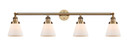 Bathroom Fixtures Four Lights by Innovations ( 405 | 215-BB-G61 Franklin Restoration ) 