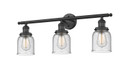 Bathroom Fixtures Three Lights by Innovations ( 405 | 205-BK-G54 Franklin Restoration ) 