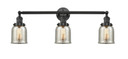 Bathroom Fixtures Three Lights by Innovations ( 405 | 205-BK-G58-LED Franklin Restoration ) 