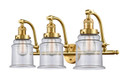 Bathroom Fixtures Three Lights by Innovations ( 405 | 515-3W-SG-G182 Franklin Restoration ) 