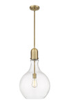 Pendants Glass Down by Innovations ( 405 | 492-1S-BB-G582-14-LED Auralume ) 