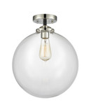 Semi-Flush Mts. Glass Down by Innovations ( 405 | 284-1C-BPN-G202-12-LED Nouveau ) 