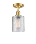 Semi-Flush Mts. Drum Shade by Innovations ( 405 | 516-1C-SG-G112-LED Ballston ) 