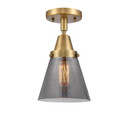 Semi-Flush Mts. Glass Down by Innovations ( 405 | 447-1C-BB-G63-LED Caden ) 