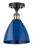 Semi-Flush Mts. Glass Down by Innovations ( 405 | 516-1C-BAB-MBD-75-BL Ballston ) 