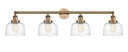 Bathroom Fixtures Four Lights by Innovations ( 405 | 215-BB-G713-LED Franklin Restoration ) 