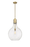 Pendants Glass Down by Innovations ( 405 | 492-1S-BB-G584-16-LED Auralume ) 