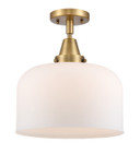 Semi-Flush Mts. Glass Down by Innovations ( 405 | 447-1C-BB-G71-L Caden ) 