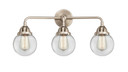Bathroom Fixtures Three Lights by Innovations ( 405 | 288-3W-SN-G202-6 Nouveau 2 ) 