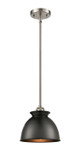 Mini Pendants Metal Shade by Innovations ( 405 | 516-1S-SN-M14-BK Ballston ) 