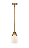 Mini Pendants Glass Down by Innovations ( 405 | 288-1S-BB-G51-LED Nouveau 2 ) 
