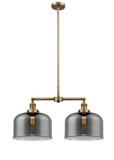 Mid. Chandeliers Glass Down by Innovations ( 405 | 209-BB-G73-L Franklin Restoration ) 