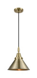 Mini Pendants Metal Shade by Innovations ( 405 | 447-1P-AB-M10-AB Caden ) 