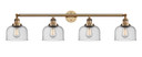 Bathroom Fixtures Four Lights by Innovations ( 405 | 215-BB-G74-LED Franklin Restoration ) 