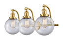 Bathroom Fixtures Three Lights by Innovations ( 405 | 515-3W-SG-G202-8 Franklin Restoration ) 