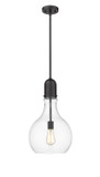 Pendants Glass Down by Innovations ( 405 | 492-1S-BK-G582-12-LED Auralume ) 