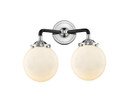 Bathroom Fixtures Two Lights by Innovations ( 405 | 284-2W-BPN-G201-6-LED Nouveau ) 