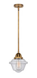 Mini Pendants Glass Down by Innovations ( 405 | 288-1S-BB-G534 Nouveau 2 ) 
