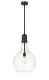 Pendants Glass Down by Innovations ( 405 | 492-1S-BK-G582-14-LED Auralume ) 