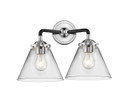 Bathroom Fixtures Two Lights by Innovations ( 405 | 284-2W-BPN-G42 Nouveau ) 