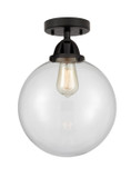 Semi-Flush Mts. Cage by Innovations ( 405 | 288-1C-BK-G202-10-LED Nouveau 2 ) 