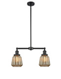 Mid. Chandeliers Glass Up by Innovations ( 405 | 209-BK-G146 Franklin Restoration ) 