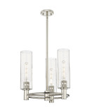 Mini Chandeliers Glass Shade by Innovations ( 405 | 434-3CR-PN-G434-12SDY Downtown Urban ) 