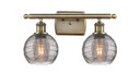 Bathroom Fixtures Two Lights by Innovations ( 405 | 516-2W-AB-G1213-6SM Ballston ) 