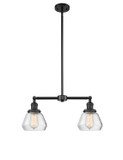 Mid. Chandeliers Glass Down by Innovations ( 405 | 209-BK-G172 Franklin Restoration ) 