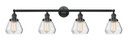 Bathroom Fixtures Four Lights by Innovations ( 405 | 215-BK-G172-LED Franklin Restoration ) 