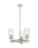 Mini Chandeliers Glass Shade by Innovations ( 405 | 434-3CR-PN-G434-7SDY Downtown Urban ) 