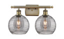 Bathroom Fixtures Two Lights by Innovations ( 405 | 516-2W-AB-G1213-8SM Ballston ) 