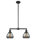 Mid. Chandeliers Glass Down by Innovations ( 405 | 209-BK-G173 Franklin Restoration ) 