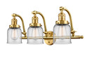 Bathroom Fixtures Three Lights by Innovations ( 405 | 515-3W-SG-G52 Franklin Restoration ) 