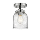 Semi-Flush Mts. Glass Down by Innovations ( 405 | 284-1C-BPN-G54-LED Nouveau ) 
