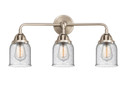 Bathroom Fixtures Three Lights by Innovations ( 405 | 288-3W-SN-G54-LED Nouveau 2 ) 