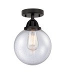Semi-Flush Mts. Cage by Innovations ( 405 | 288-1C-BK-G204-8-LED Nouveau 2 ) 