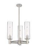 Mini Chandeliers Glass Shade by Innovations ( 405 | 434-3CR-SN-G434-12SDY Downtown Urban ) 
