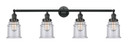 Bathroom Fixtures Four Lights by Innovations ( 405 | 215-BK-G184 Franklin Restoration ) 