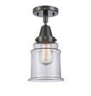Semi-Flush Mts. Glass Down by Innovations ( 405 | 447-1C-BK-G182-LED Caden ) 