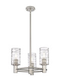 Mini Chandeliers Glass Shade by Innovations ( 405 | 434-3CR-SN-G434-7DE Downtown Urban ) 