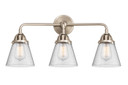 Bathroom Fixtures Three Lights by Innovations ( 405 | 288-3W-SN-G64-LED Nouveau 2 ) 